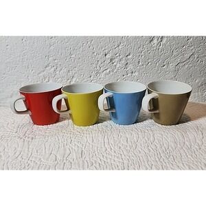 Set Of 4 MIKASA ELITE Demitasse Espresso Cups. Fine China. Made In Japan